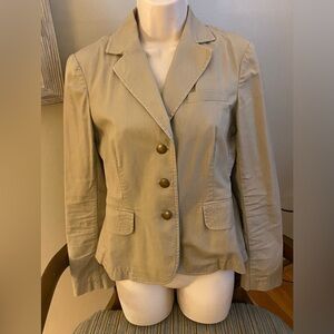 Victoria’s Secret London Jean Women’s Camel Tan Blazer Jacket 4